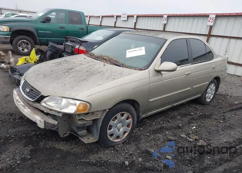 2000 Nissan Sentra Gxe/Xe z USA, uszkodzony, nr VIN 3N1CB51D8YL321629